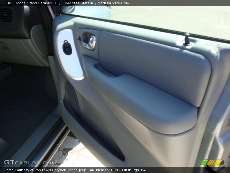 Silver Steel Metallic / Medium Slate Gray 2007 Dodge Grand Caravan SXT