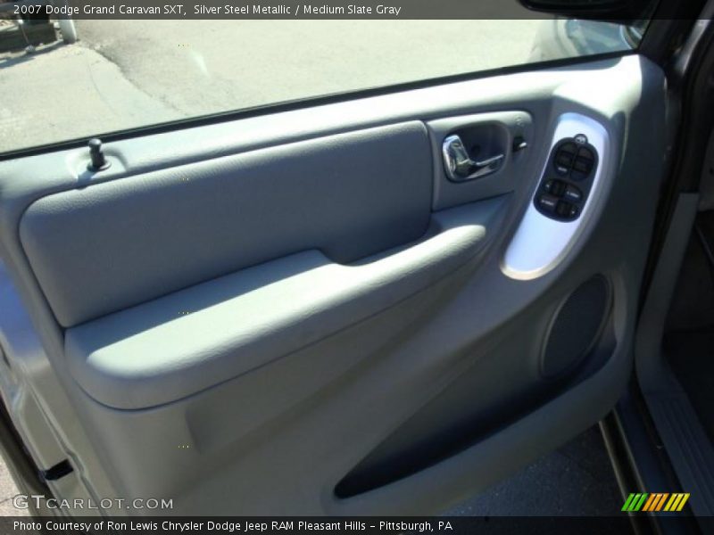 Silver Steel Metallic / Medium Slate Gray 2007 Dodge Grand Caravan SXT