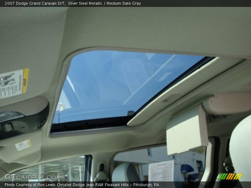 Silver Steel Metallic / Medium Slate Gray 2007 Dodge Grand Caravan SXT