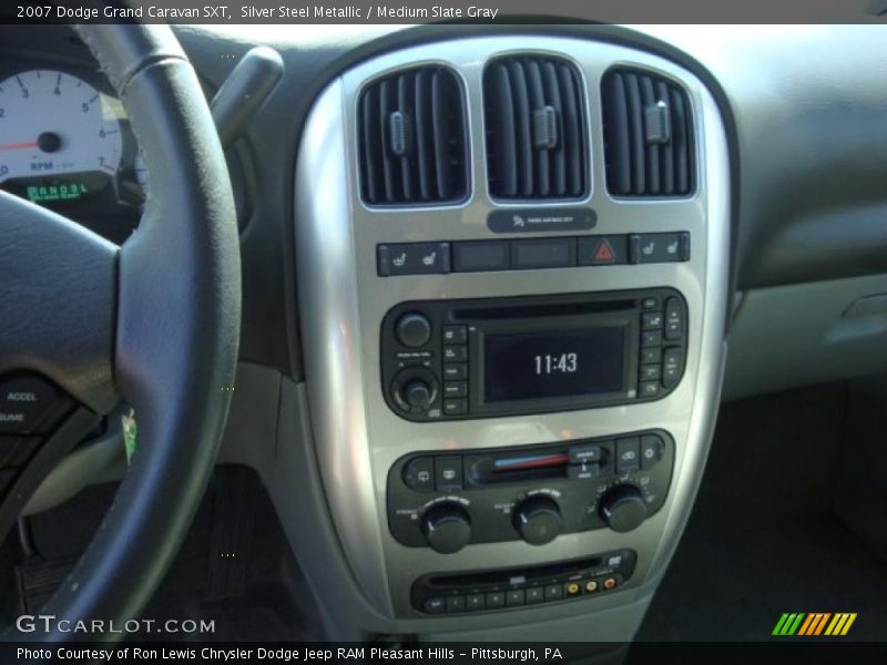 Silver Steel Metallic / Medium Slate Gray 2007 Dodge Grand Caravan SXT