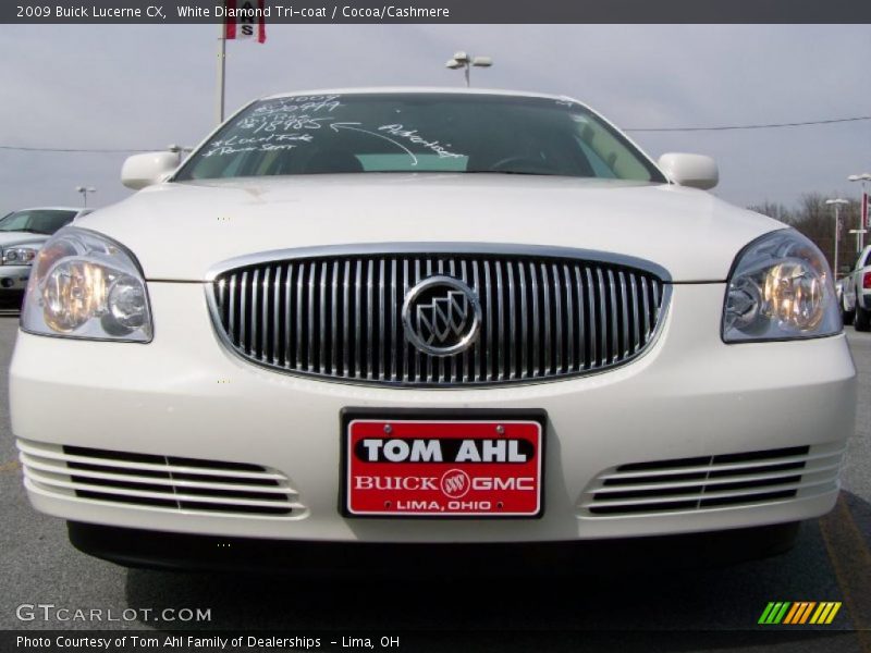 White Diamond Tri-coat / Cocoa/Cashmere 2009 Buick Lucerne CX