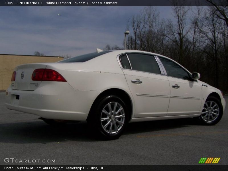 White Diamond Tri-coat / Cocoa/Cashmere 2009 Buick Lucerne CX