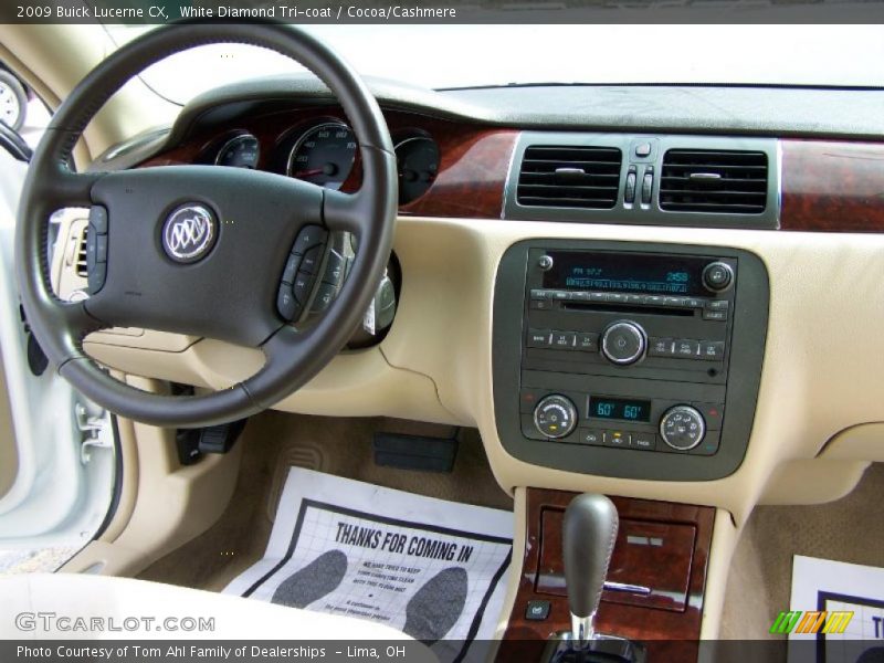 White Diamond Tri-coat / Cocoa/Cashmere 2009 Buick Lucerne CX