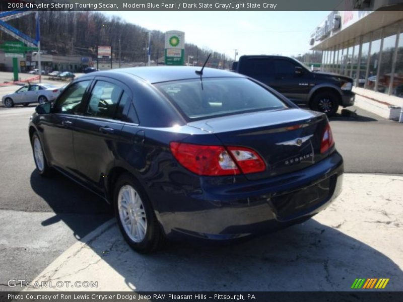 Modern Blue Pearl / Dark Slate Gray/Light Slate Gray 2008 Chrysler Sebring Touring Sedan