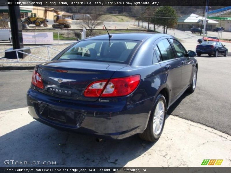 Modern Blue Pearl / Dark Slate Gray/Light Slate Gray 2008 Chrysler Sebring Touring Sedan