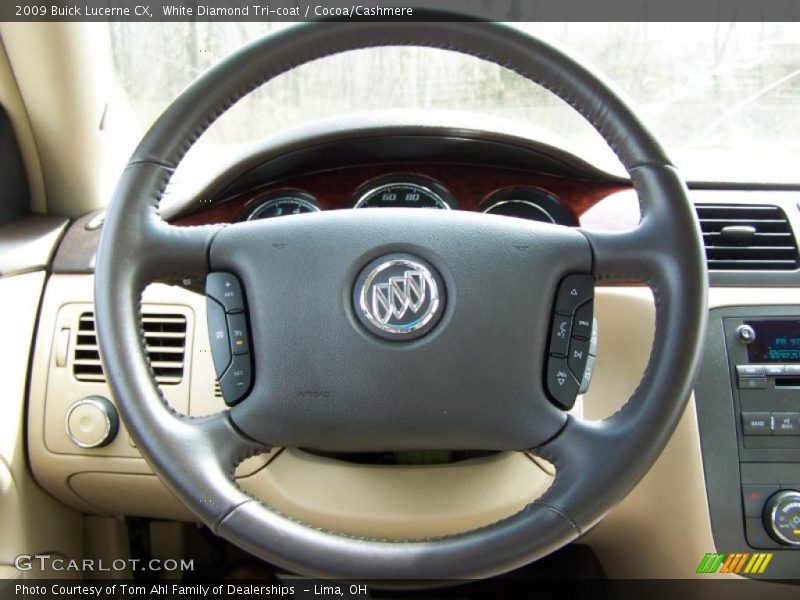 White Diamond Tri-coat / Cocoa/Cashmere 2009 Buick Lucerne CX
