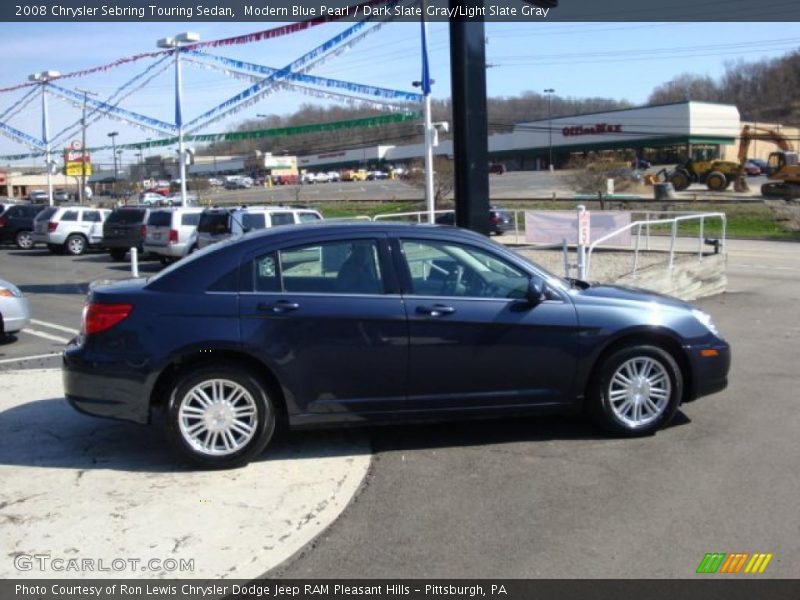 Modern Blue Pearl / Dark Slate Gray/Light Slate Gray 2008 Chrysler Sebring Touring Sedan