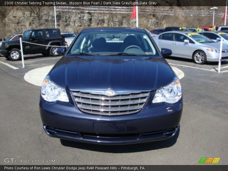 Modern Blue Pearl / Dark Slate Gray/Light Slate Gray 2008 Chrysler Sebring Touring Sedan
