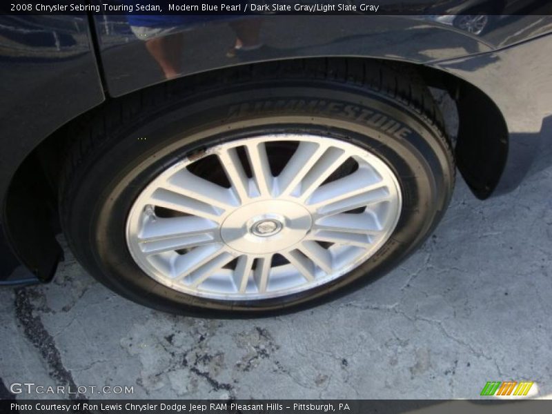 Modern Blue Pearl / Dark Slate Gray/Light Slate Gray 2008 Chrysler Sebring Touring Sedan