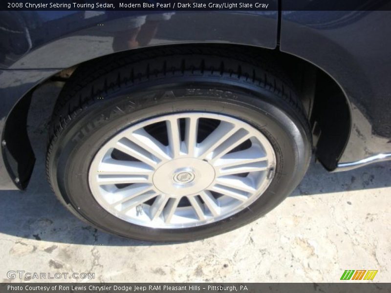 Modern Blue Pearl / Dark Slate Gray/Light Slate Gray 2008 Chrysler Sebring Touring Sedan