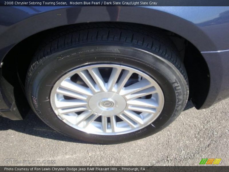 Modern Blue Pearl / Dark Slate Gray/Light Slate Gray 2008 Chrysler Sebring Touring Sedan