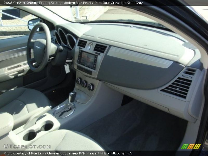 Modern Blue Pearl / Dark Slate Gray/Light Slate Gray 2008 Chrysler Sebring Touring Sedan