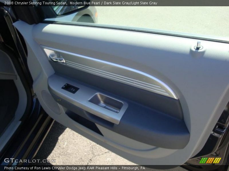 Modern Blue Pearl / Dark Slate Gray/Light Slate Gray 2008 Chrysler Sebring Touring Sedan