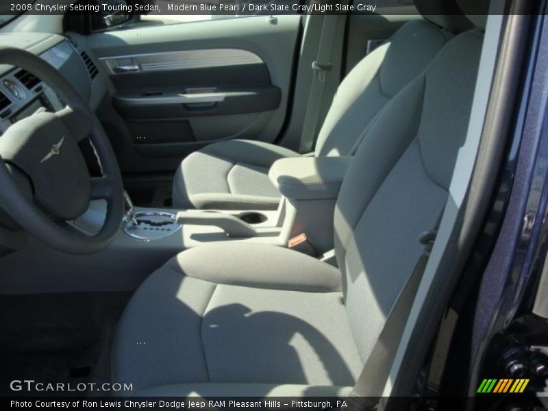 Modern Blue Pearl / Dark Slate Gray/Light Slate Gray 2008 Chrysler Sebring Touring Sedan
