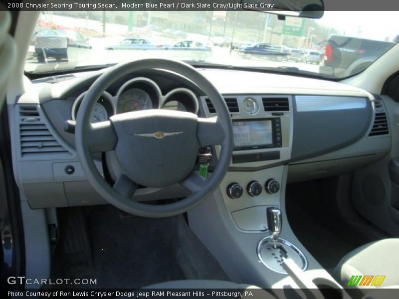 Modern Blue Pearl / Dark Slate Gray/Light Slate Gray 2008 Chrysler Sebring Touring Sedan