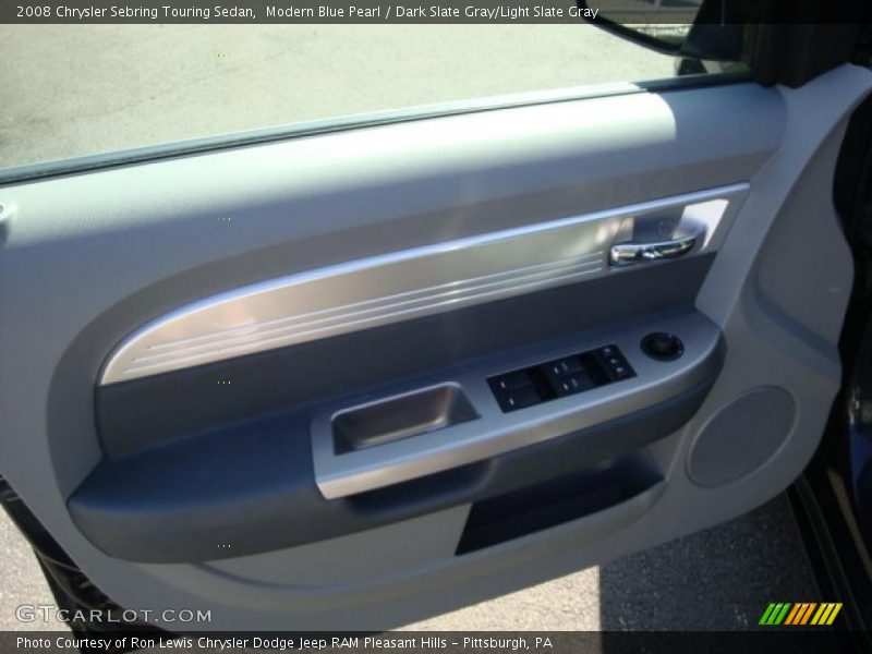 Modern Blue Pearl / Dark Slate Gray/Light Slate Gray 2008 Chrysler Sebring Touring Sedan