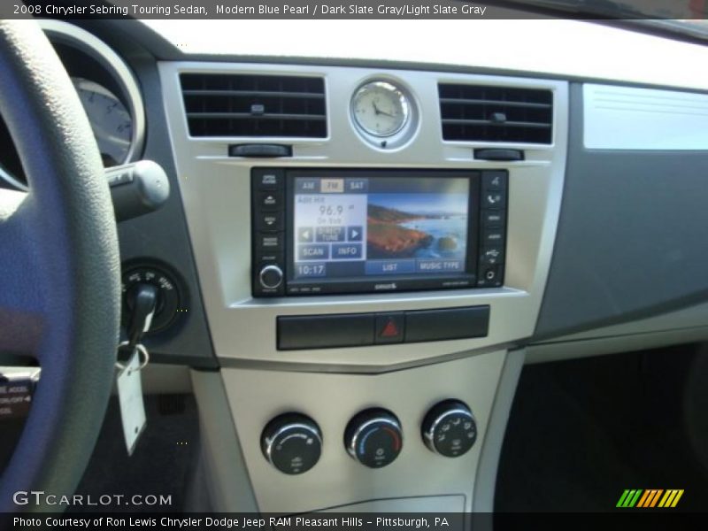 Modern Blue Pearl / Dark Slate Gray/Light Slate Gray 2008 Chrysler Sebring Touring Sedan