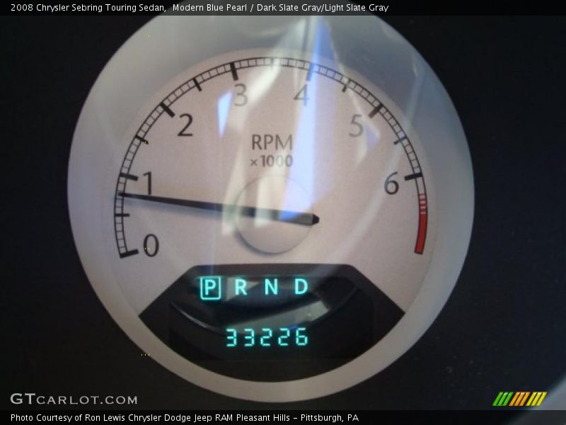Modern Blue Pearl / Dark Slate Gray/Light Slate Gray 2008 Chrysler Sebring Touring Sedan
