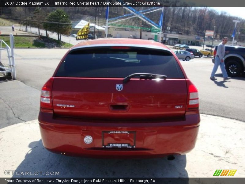 Inferno Red Crystal Pearl / Dark Slate Gray/Light Graystone 2007 Dodge Magnum SXT