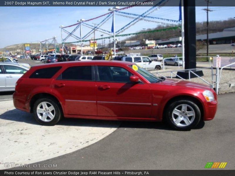 Inferno Red Crystal Pearl / Dark Slate Gray/Light Graystone 2007 Dodge Magnum SXT