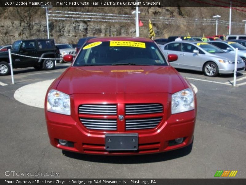 Inferno Red Crystal Pearl / Dark Slate Gray/Light Graystone 2007 Dodge Magnum SXT