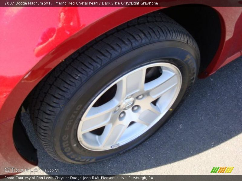 Inferno Red Crystal Pearl / Dark Slate Gray/Light Graystone 2007 Dodge Magnum SXT