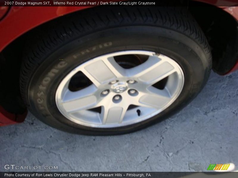 Inferno Red Crystal Pearl / Dark Slate Gray/Light Graystone 2007 Dodge Magnum SXT
