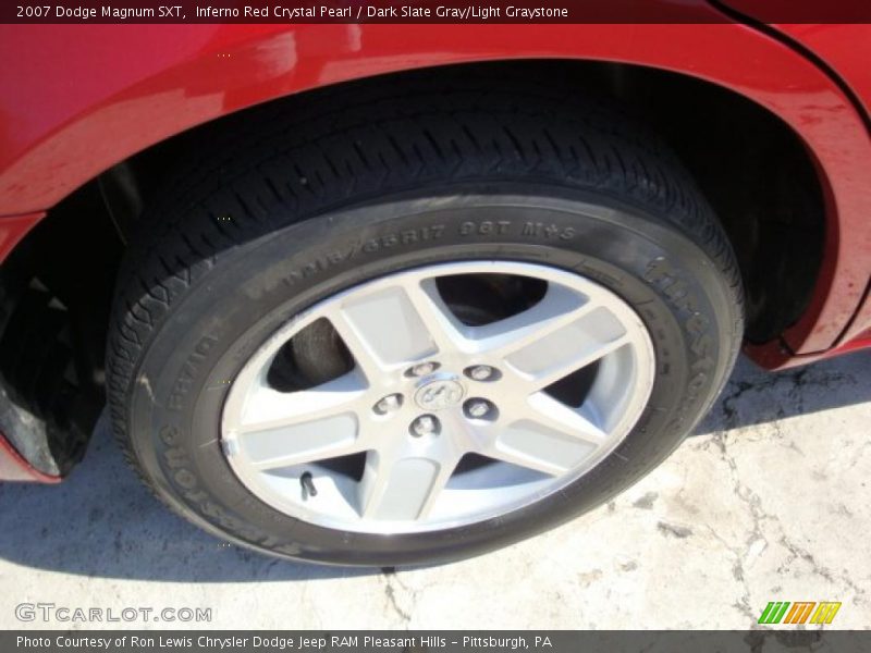 Inferno Red Crystal Pearl / Dark Slate Gray/Light Graystone 2007 Dodge Magnum SXT