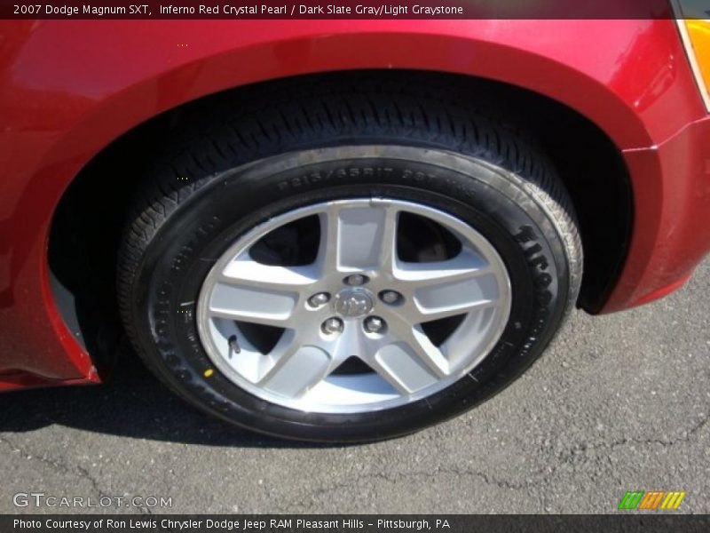 Inferno Red Crystal Pearl / Dark Slate Gray/Light Graystone 2007 Dodge Magnum SXT