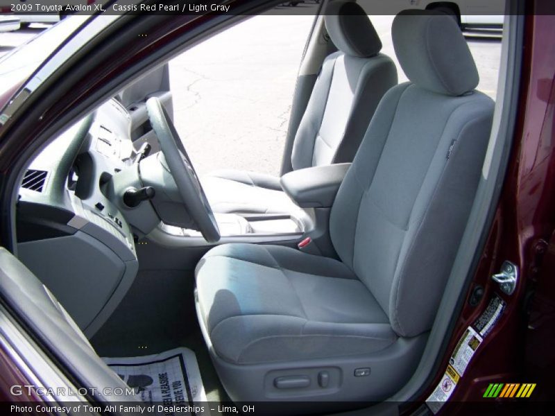 Cassis Red Pearl / Light Gray 2009 Toyota Avalon XL