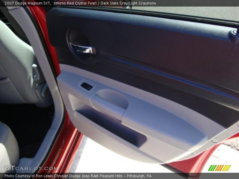 Inferno Red Crystal Pearl / Dark Slate Gray/Light Graystone 2007 Dodge Magnum SXT