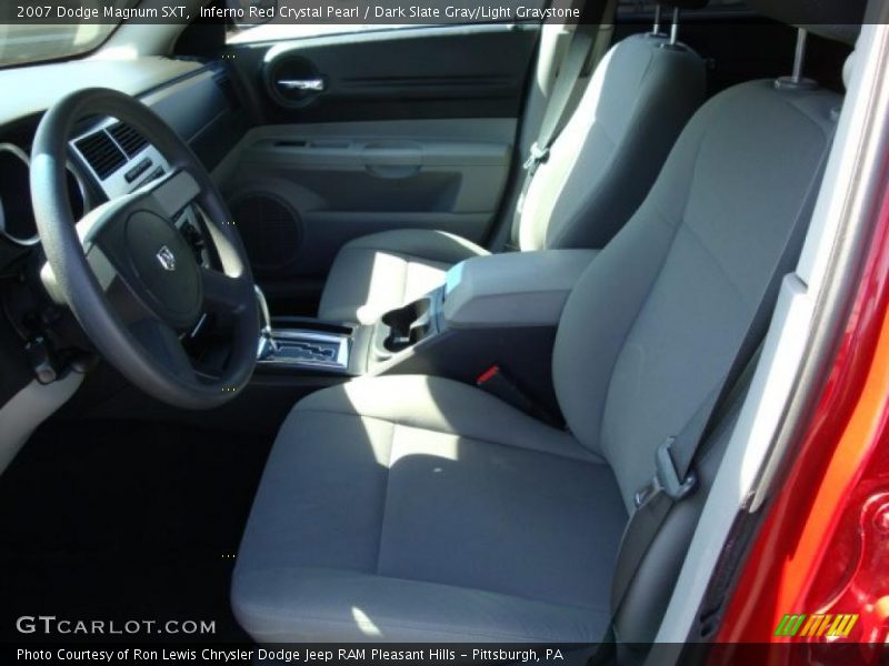Inferno Red Crystal Pearl / Dark Slate Gray/Light Graystone 2007 Dodge Magnum SXT