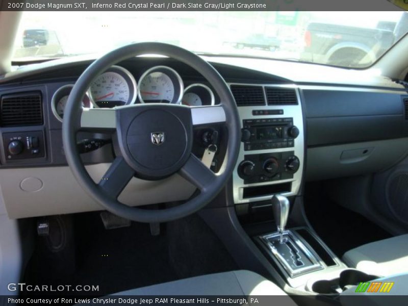 Inferno Red Crystal Pearl / Dark Slate Gray/Light Graystone 2007 Dodge Magnum SXT