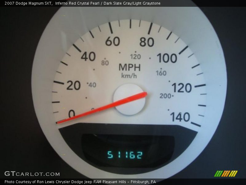 Inferno Red Crystal Pearl / Dark Slate Gray/Light Graystone 2007 Dodge Magnum SXT