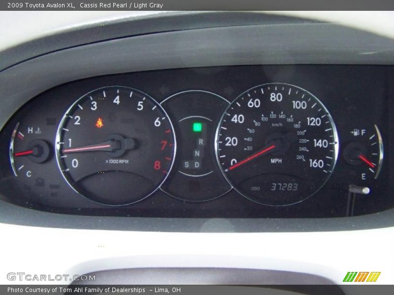 Cassis Red Pearl / Light Gray 2009 Toyota Avalon XL