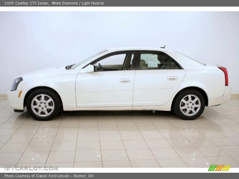 White Diamond / Light Neutral 2005 Cadillac CTS Sedan