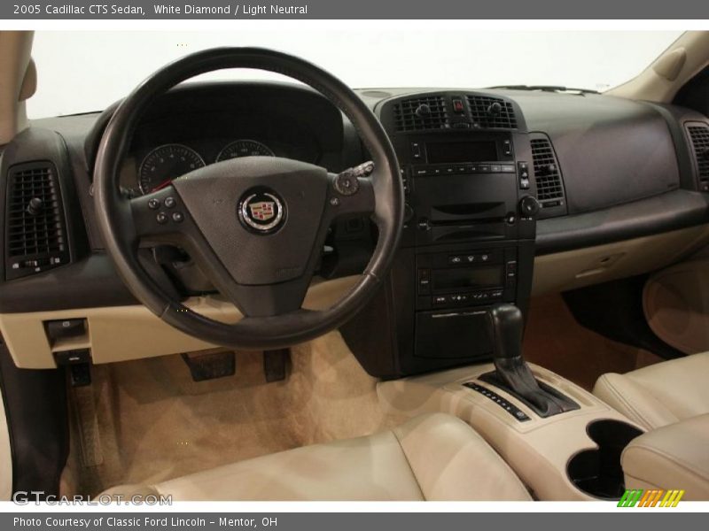 White Diamond / Light Neutral 2005 Cadillac CTS Sedan