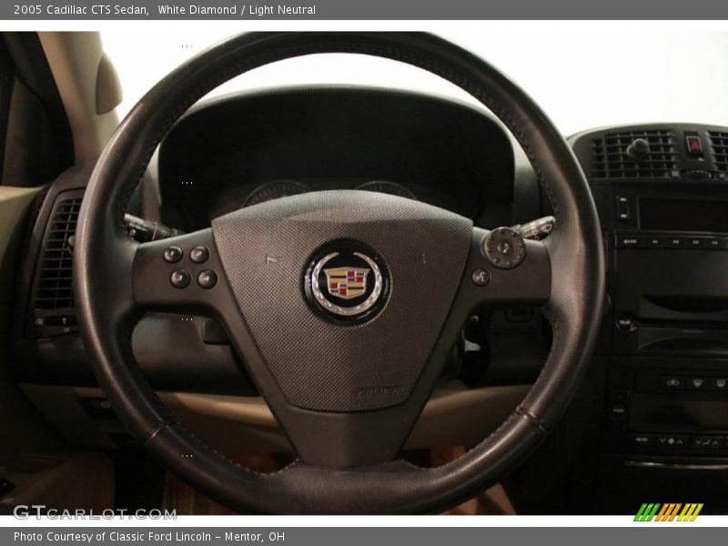 White Diamond / Light Neutral 2005 Cadillac CTS Sedan