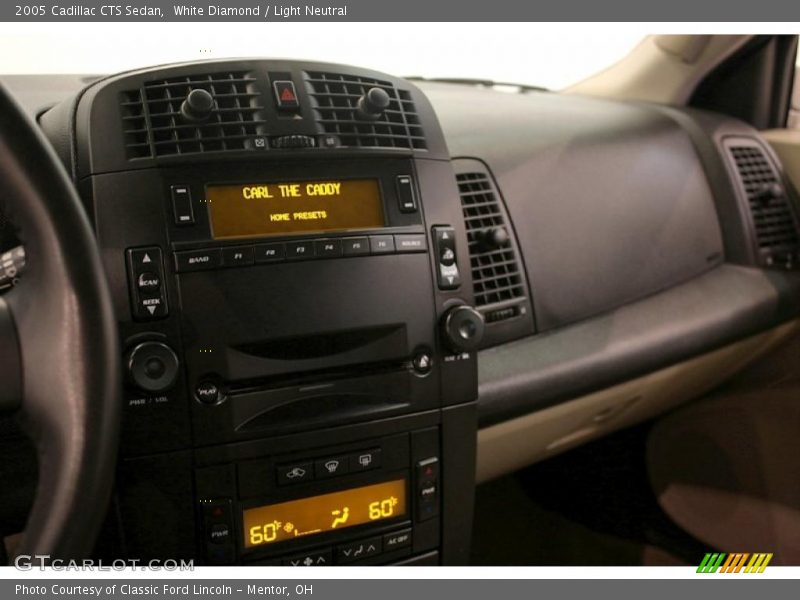 White Diamond / Light Neutral 2005 Cadillac CTS Sedan