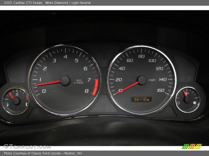 White Diamond / Light Neutral 2005 Cadillac CTS Sedan