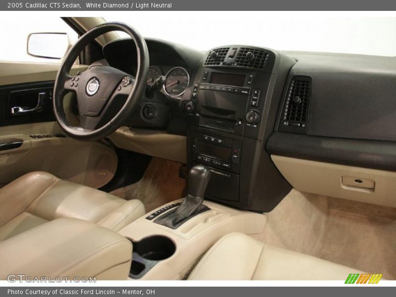White Diamond / Light Neutral 2005 Cadillac CTS Sedan