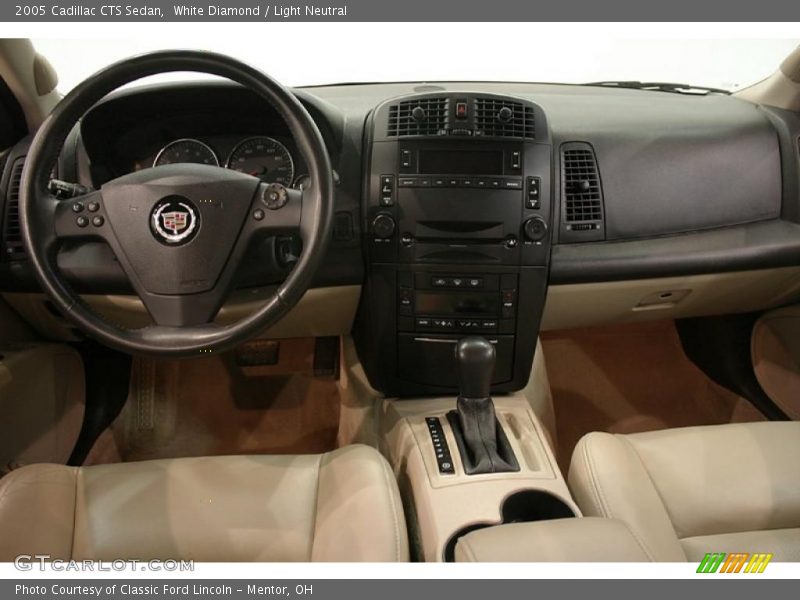 White Diamond / Light Neutral 2005 Cadillac CTS Sedan