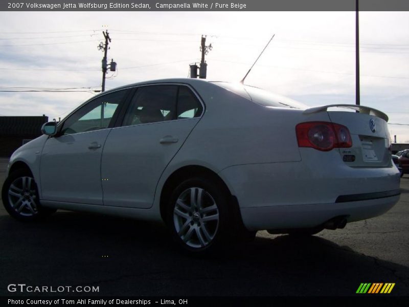Campanella White / Pure Beige 2007 Volkswagen Jetta Wolfsburg Edition Sedan