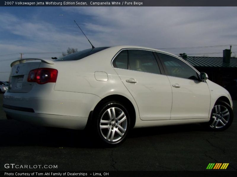 Campanella White / Pure Beige 2007 Volkswagen Jetta Wolfsburg Edition Sedan