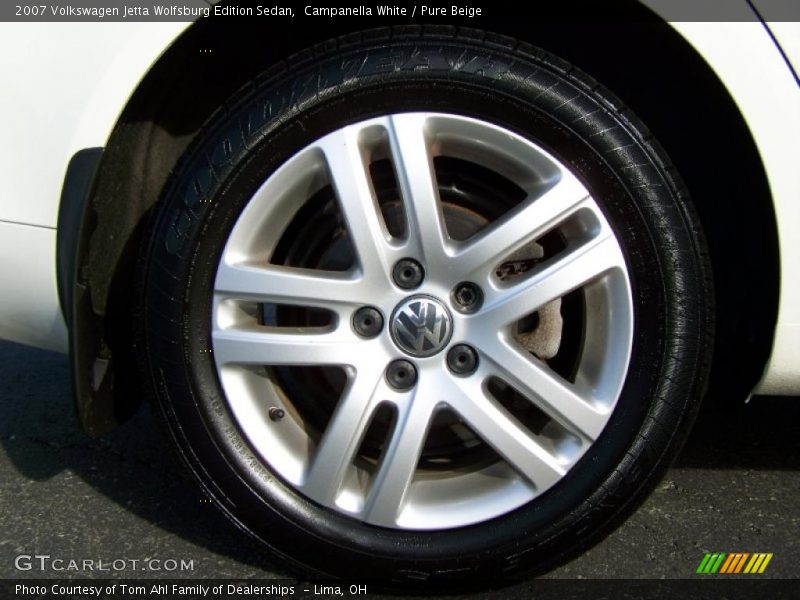Campanella White / Pure Beige 2007 Volkswagen Jetta Wolfsburg Edition Sedan