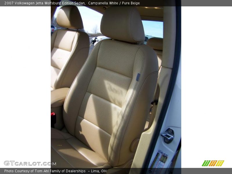 Campanella White / Pure Beige 2007 Volkswagen Jetta Wolfsburg Edition Sedan