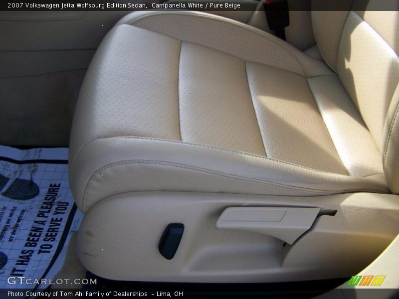 Campanella White / Pure Beige 2007 Volkswagen Jetta Wolfsburg Edition Sedan