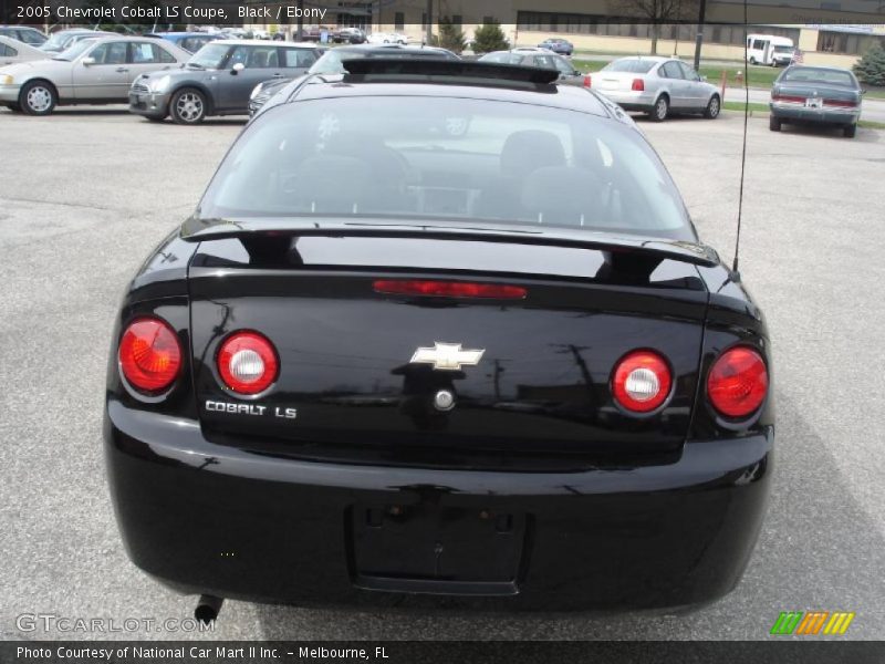 Black / Ebony 2005 Chevrolet Cobalt LS Coupe