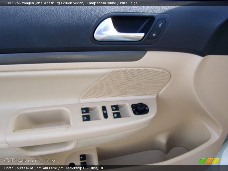 Campanella White / Pure Beige 2007 Volkswagen Jetta Wolfsburg Edition Sedan