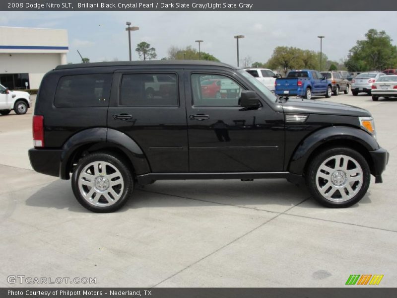 Brilliant Black Crystal Pearl / Dark Slate Gray/Light Slate Gray 2008 Dodge Nitro SLT